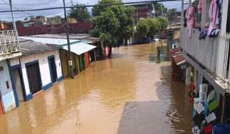 Inundación en Tibú