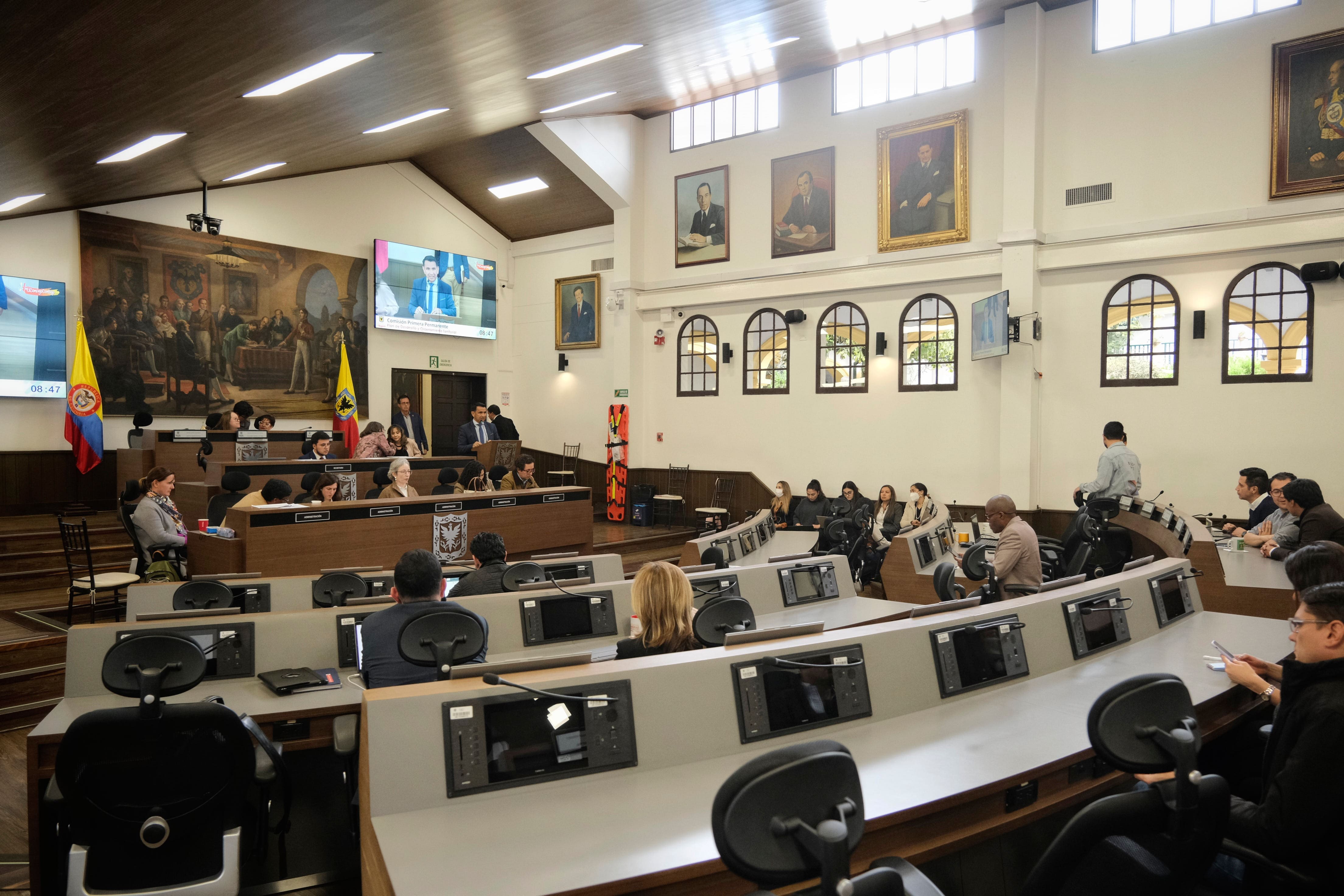 El Concejo de Bogotá se compone de 45 cabildantes que estarán ocupando las curules durante un periodo de cuatro años / Foto ENS
