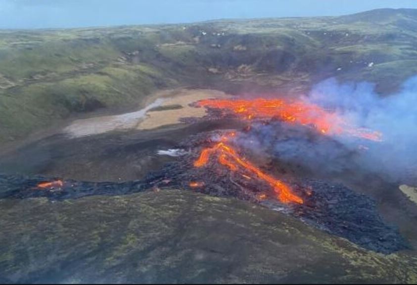 Volcán en Islandia 