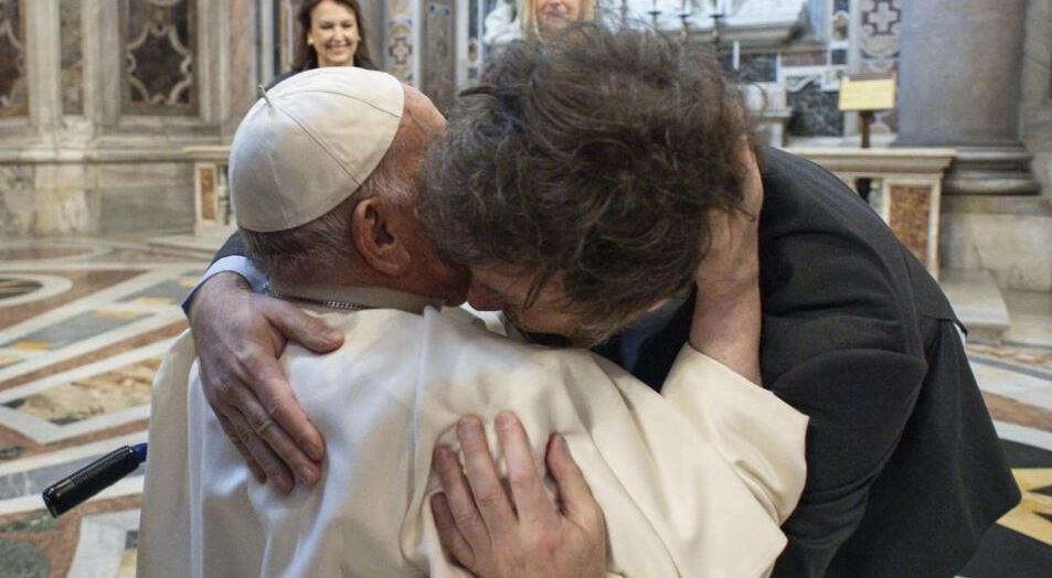 Presidente de Argentina y el papa