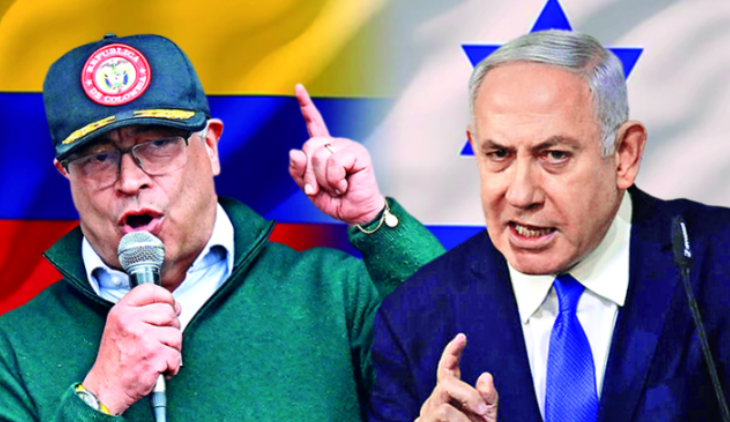 Presidentes de Colombia e Israel 