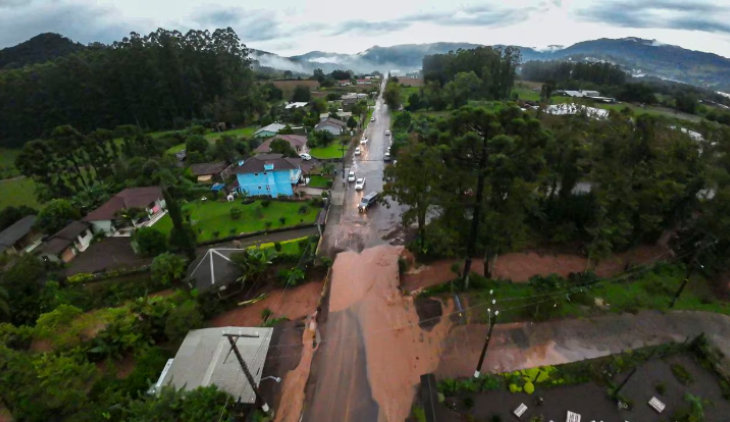 Intensas lluvias registradas en el estado de Rio Grande do Sul